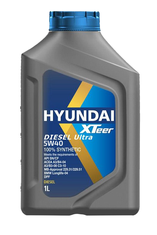 Моторное масло Hyundai XTeer Diesel Ultra 5W-40, 1л